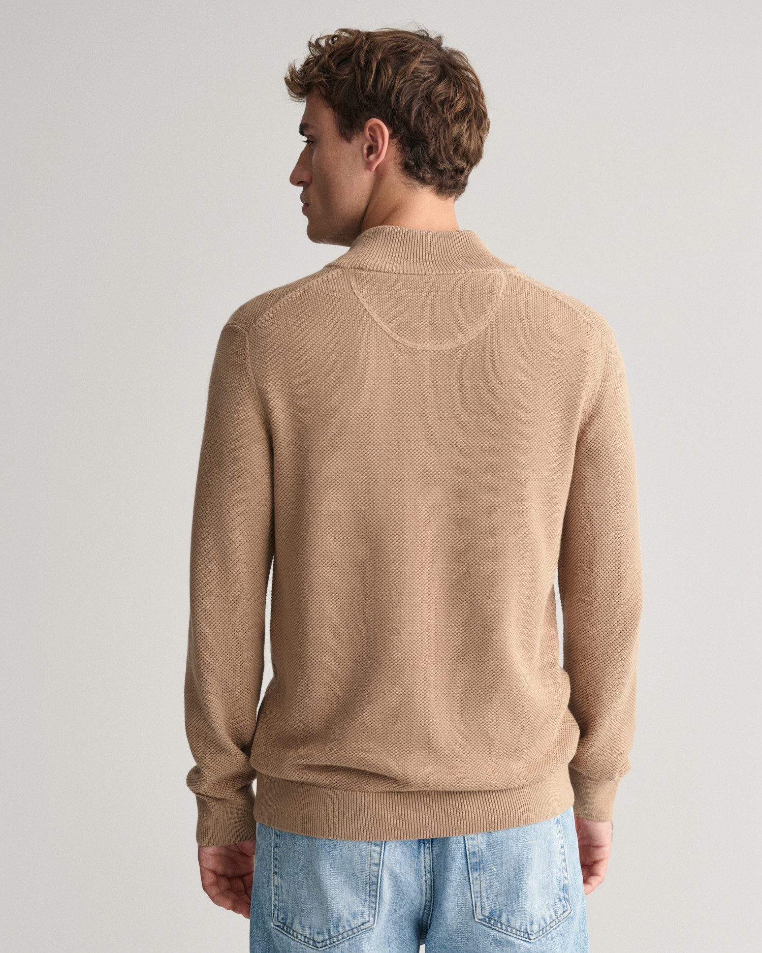 Gant Strickjacke COTTON PIQUE ZIP CARDIGAN günstig online kaufen