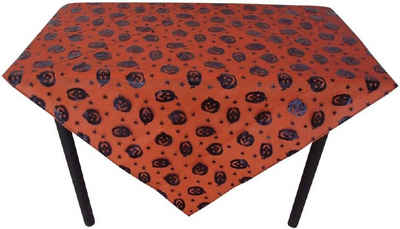 JOKA international Tischdecke Tischdecke Halloween Kürbis orange/schwarz