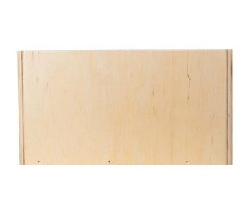 EBUY Aufbewahrungsbox Set mit 2 Aufbewahrungsboxen aus Naturholz ohne Deckel (1 St)
