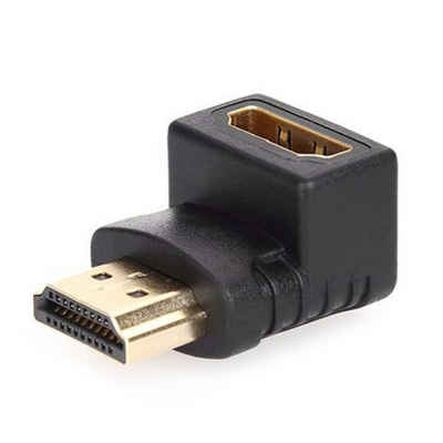 Vivanco Audio- & Video-Kabel, HDMI Adapter, HDMI Adapter, vergoldet, Winkelstecker