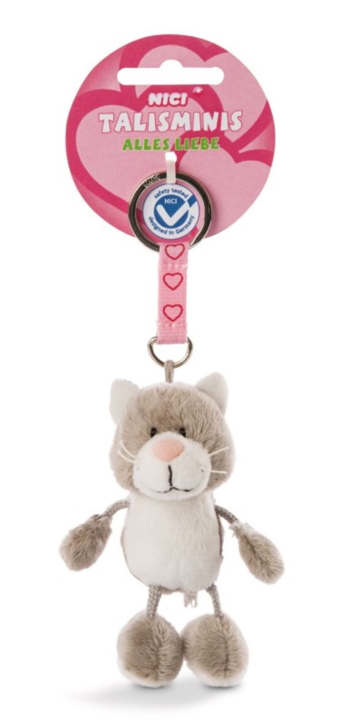 Kuscheltier Nici Katze 7 cm Schlüsselanhänger Talisminis