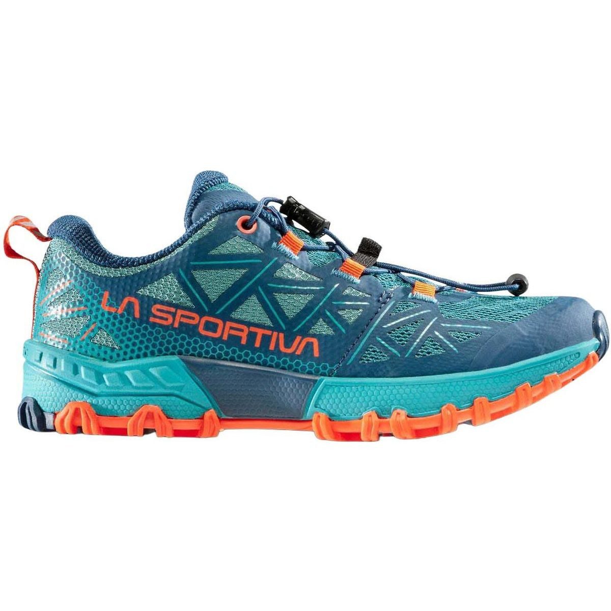 La Sportiva Bushido II JR Outdoorschuh Vielseitiger Kinder-Schuh für Laufen und Wandern, bietet Stabilität