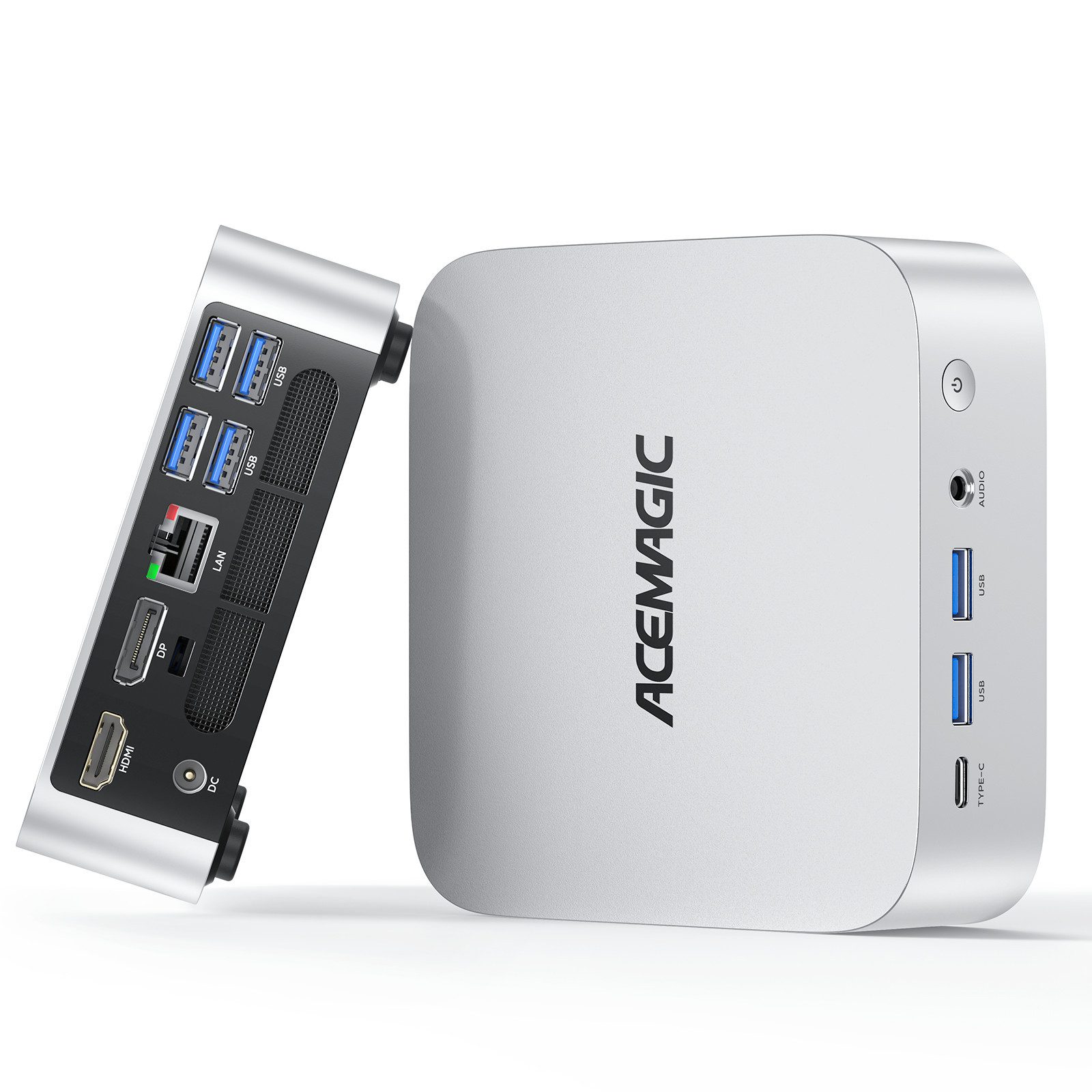 ACEMAGIC Intel Core i5-12600H,bis zu 4.5GHz,32GB DDR4 RAM, 1TB NVMe SSD Mini-PC (Intel 12600H, 32 GB RAM, 1024 GB SSD, Windows 11 Pro, 4K Triple-Display, für Büro, Multimedia & Business)