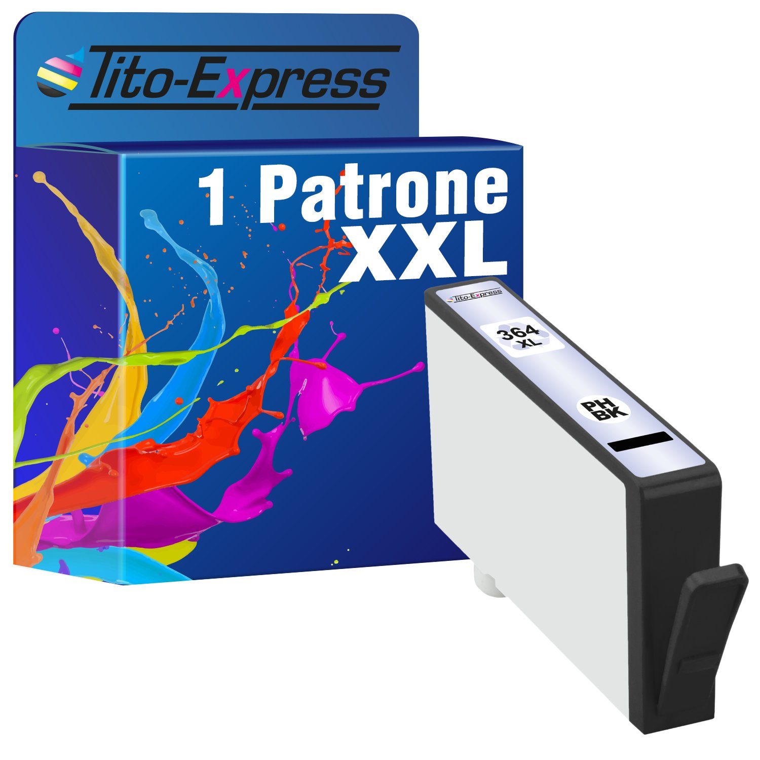 Tito-Express ersetzt HP 364 XL 364XL Photoblack Tintenpatrone (für Deskjet 3070A 3520 Officejet 4620 4622 Photosmart 5510 6510 5515)