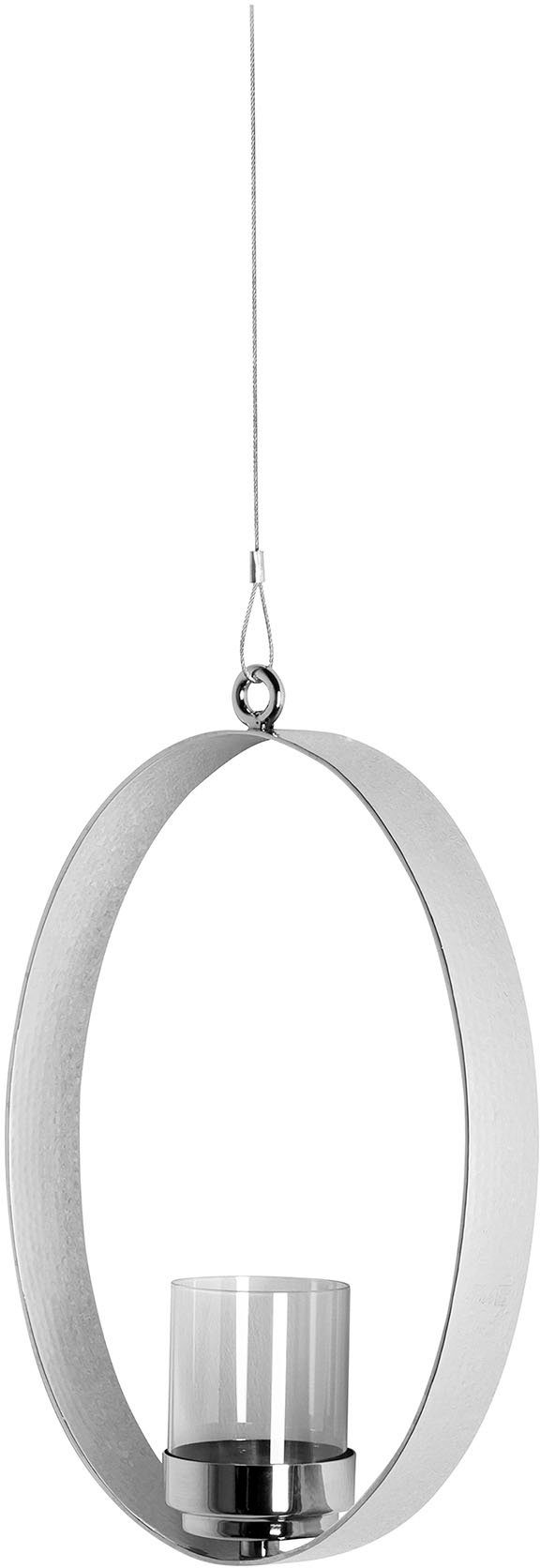 Fink Hängewindlicht SABINA (1 St), Kerzenhalter aus Edelstahl und Glas günstig online kaufen