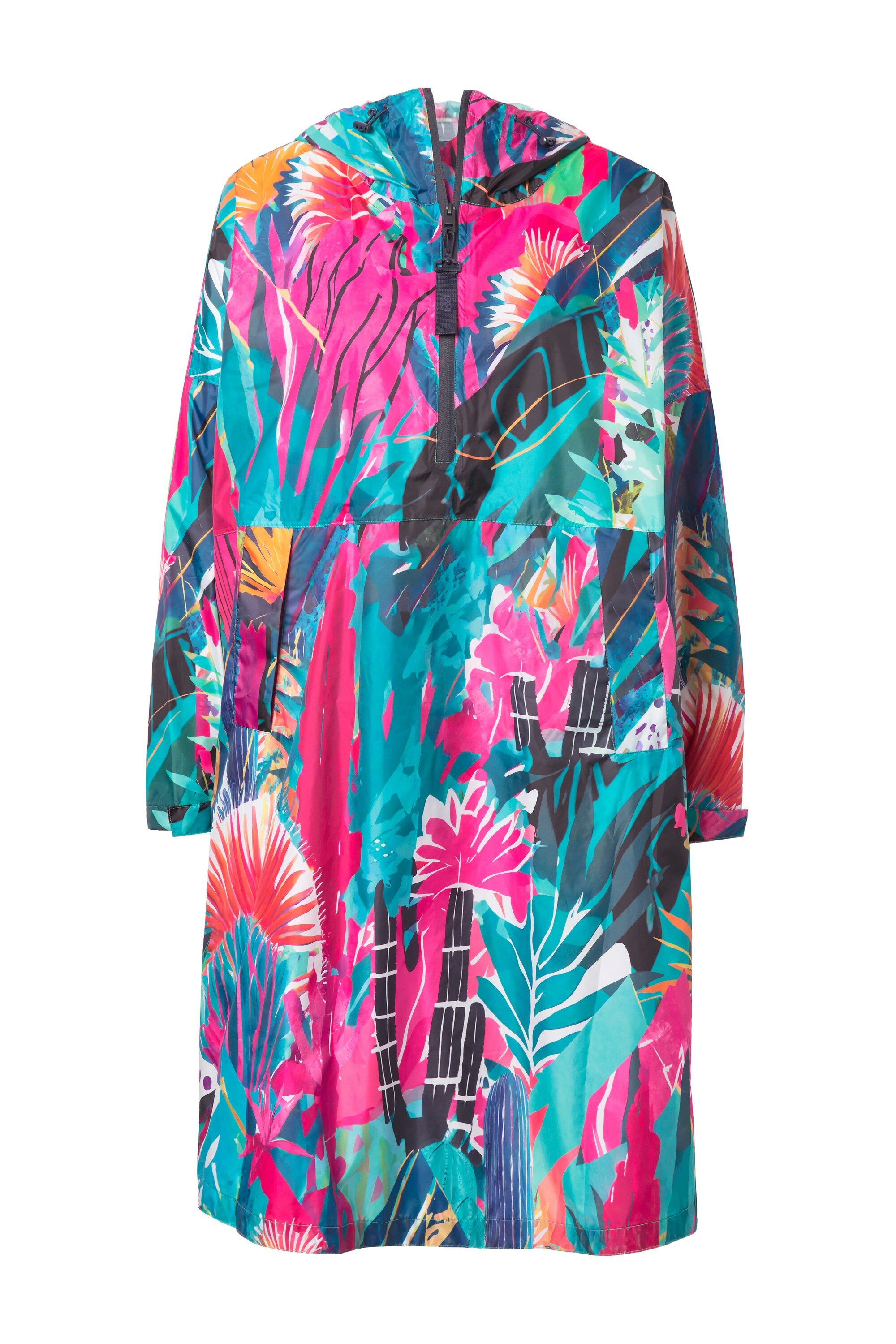 Laurasøn Funktionsjacke Funktions-Regencape Unisex Print Kapuze günstig online kaufen