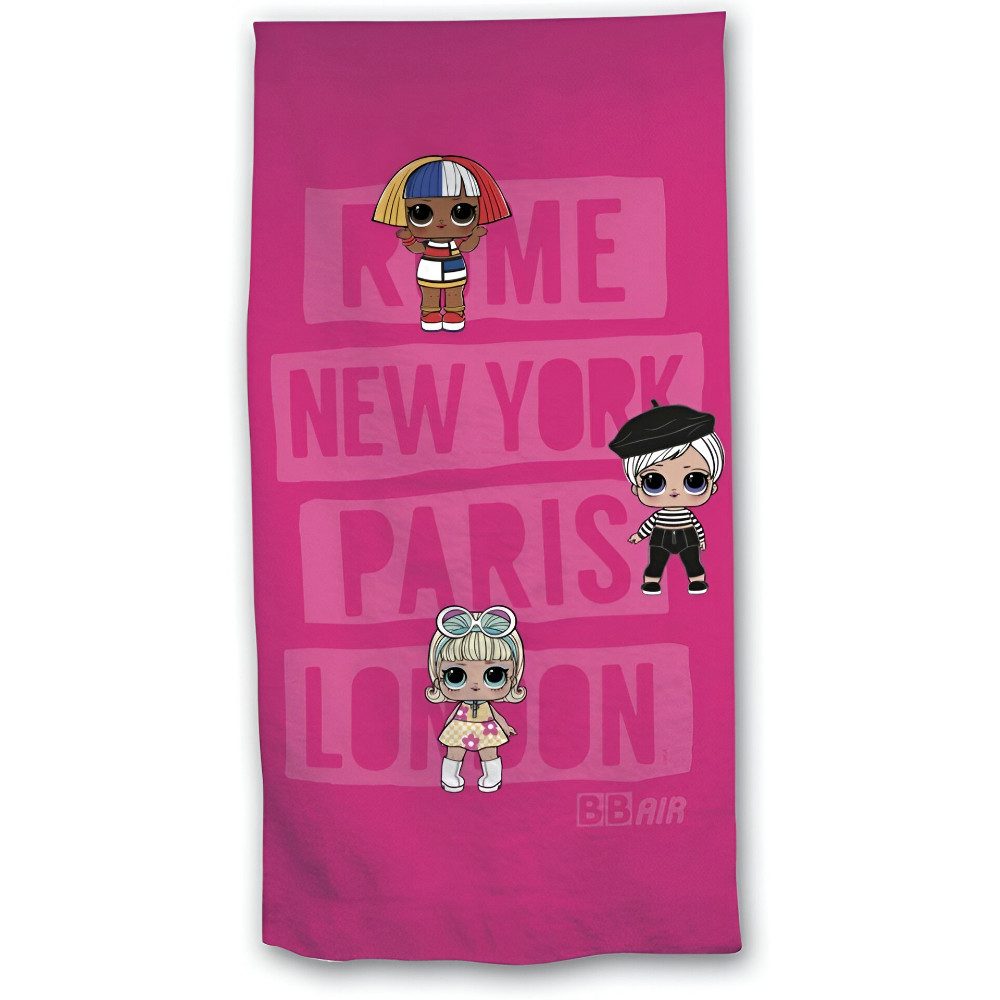 L.O.L. SURPRISE! Strandtuch LOL Surprise Mikrofaser Strandtuch Badetuch XL 70 x 140 cm