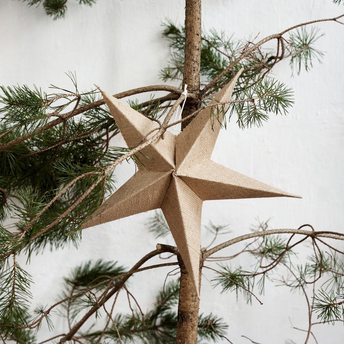 House Doctor Dekoobjekt STAR Jute/natur, Ø45cm