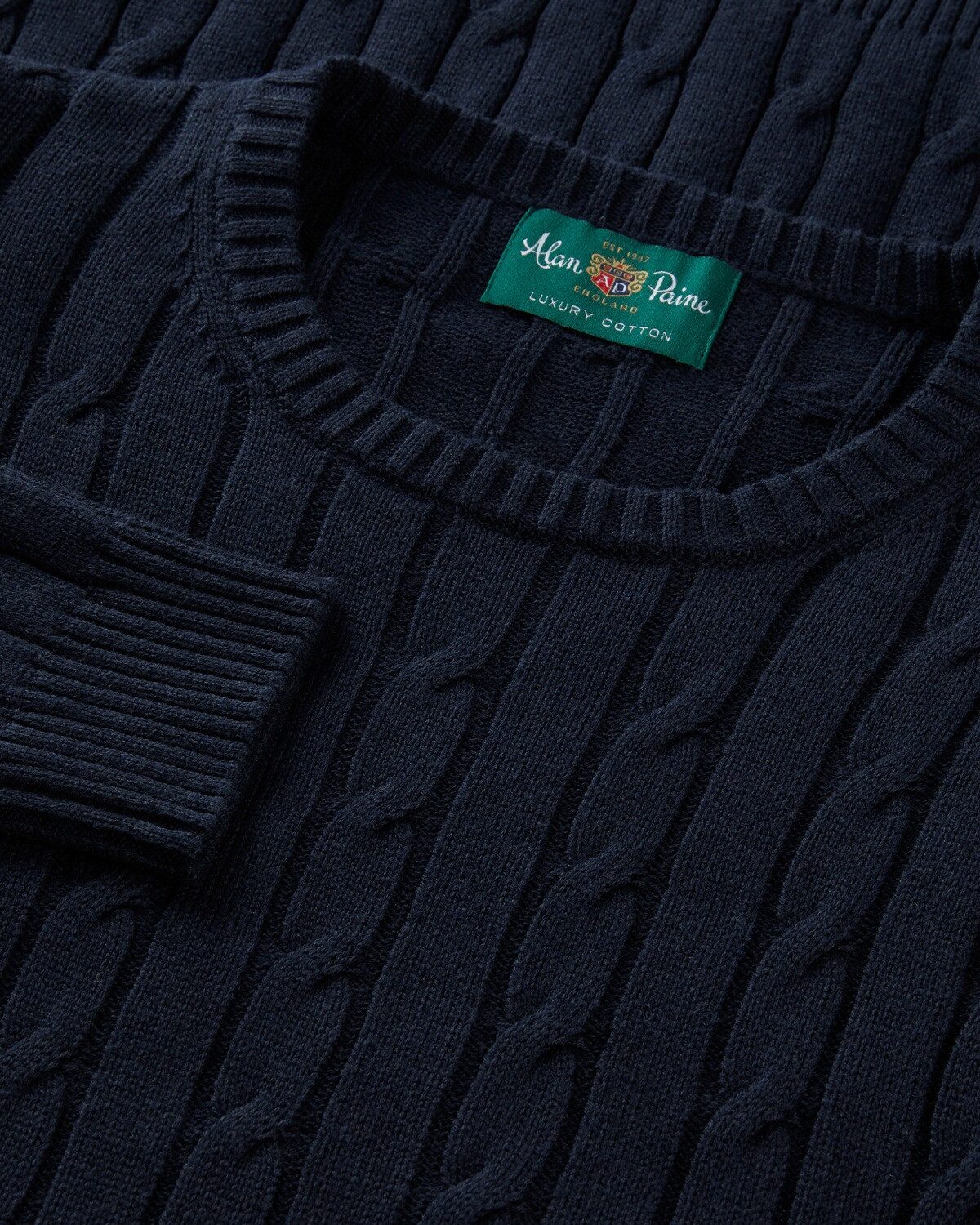 Alan Paine Strickpullover Zopfstrick-Pullover Honley