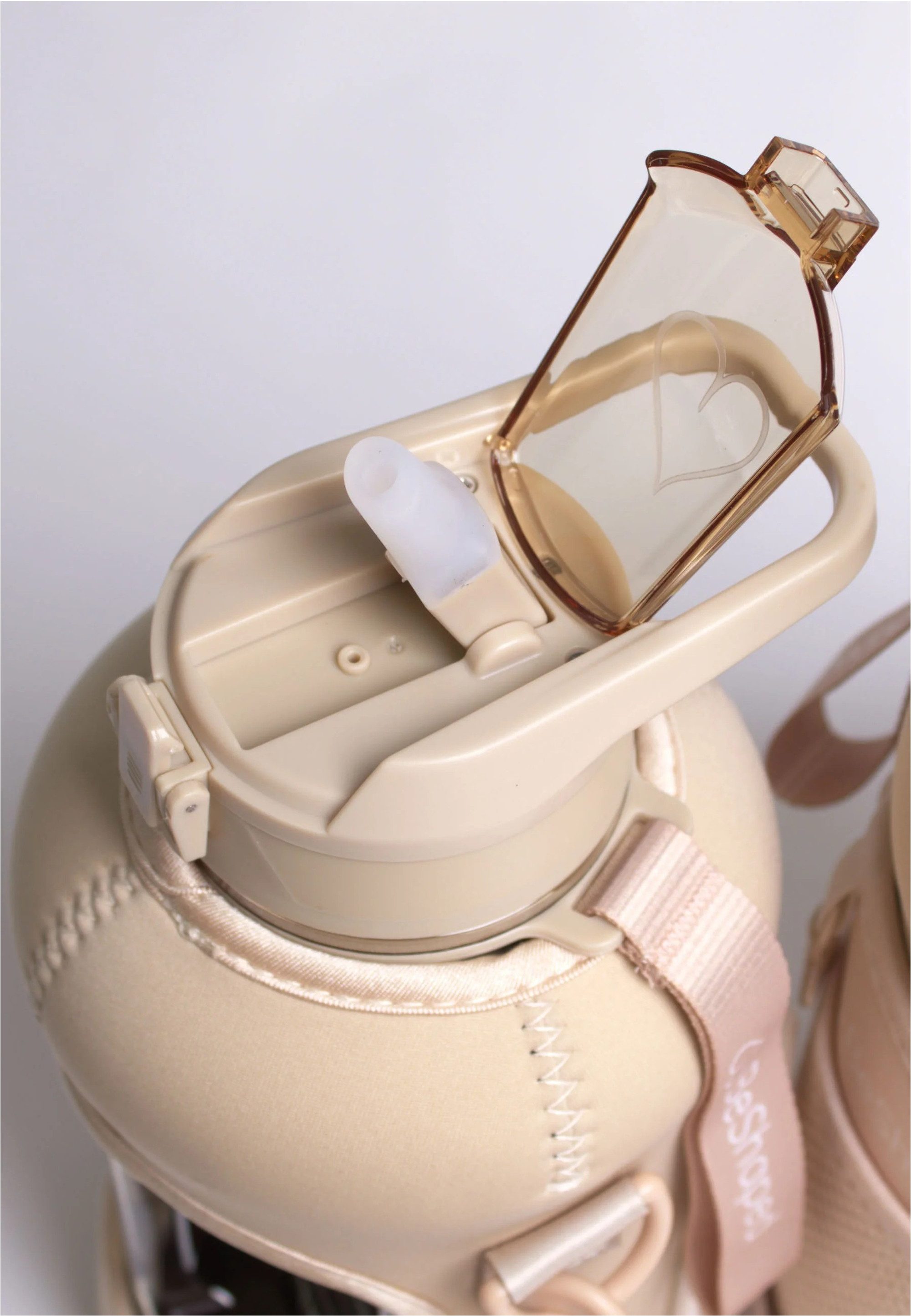 BeShaped Trinkflasche Waterfles met tas, mit integrierter Tasche
