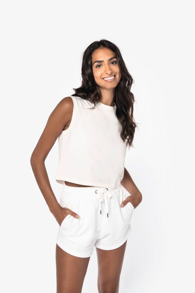 Native Spirit Tanktop Umweltfreundliches ärmelloses Cropped Damen-T-Shirt