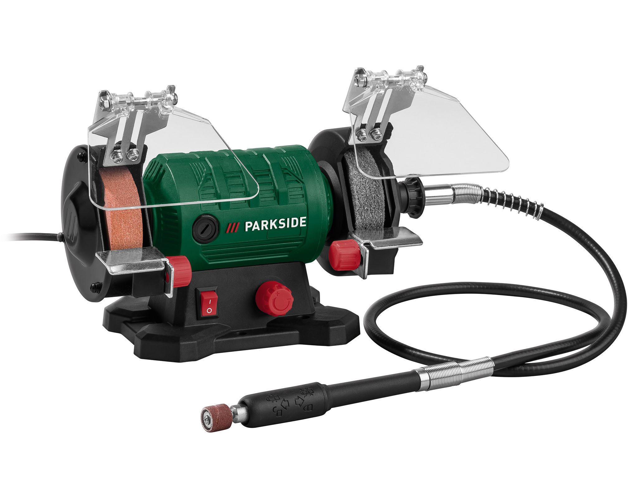 Parkside Doppelschleifer Doppelschleifer Schleifer Trennen mit flexibler Welle PDFW 120 B3