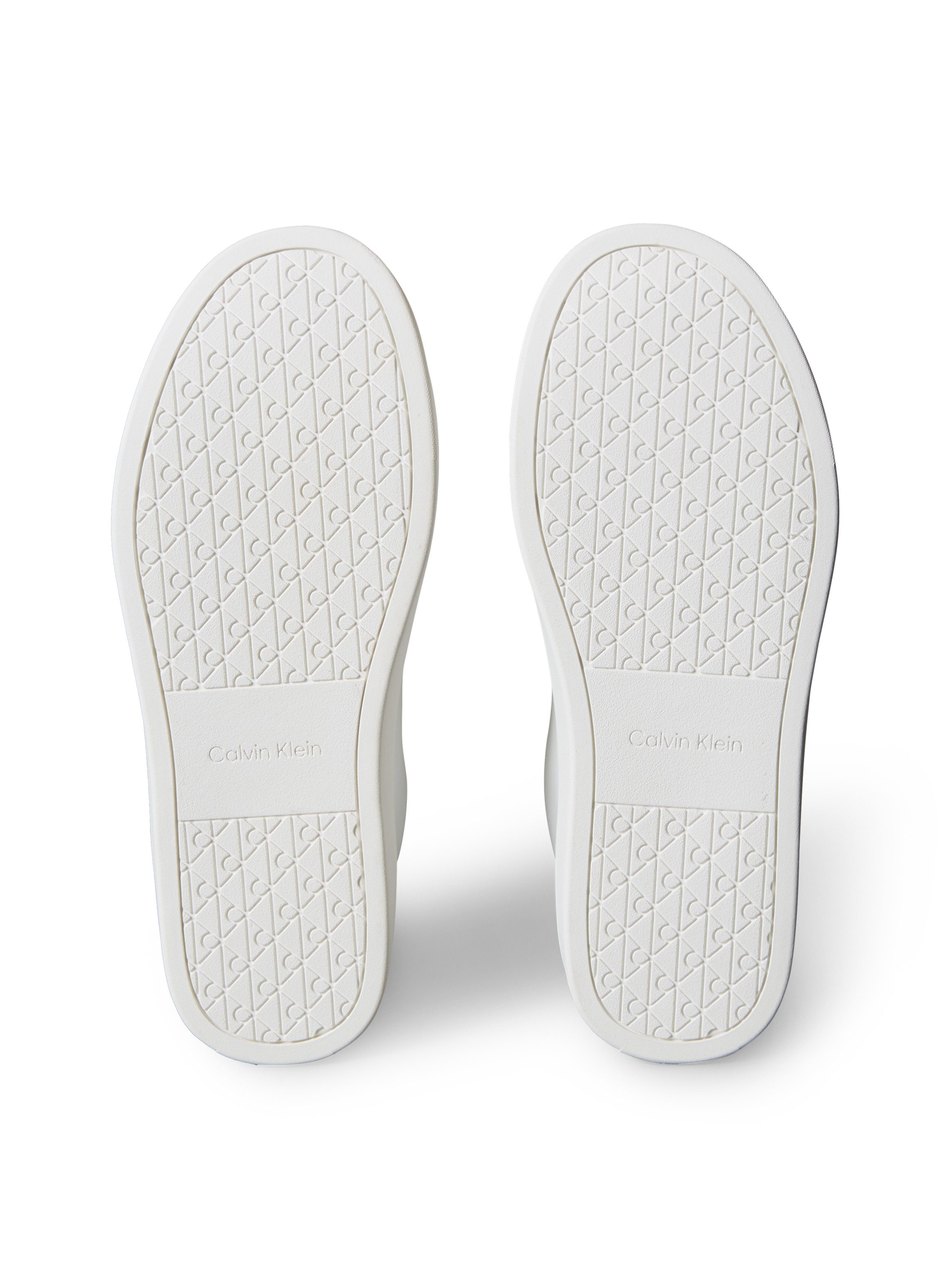 Calvin Klein Jeans CLASSIC CUPSOLE LACEUP LTH Sneaker Schnürschuh, Freizeitschuh mit Fersenbesatz und seitlichem CK-Logo