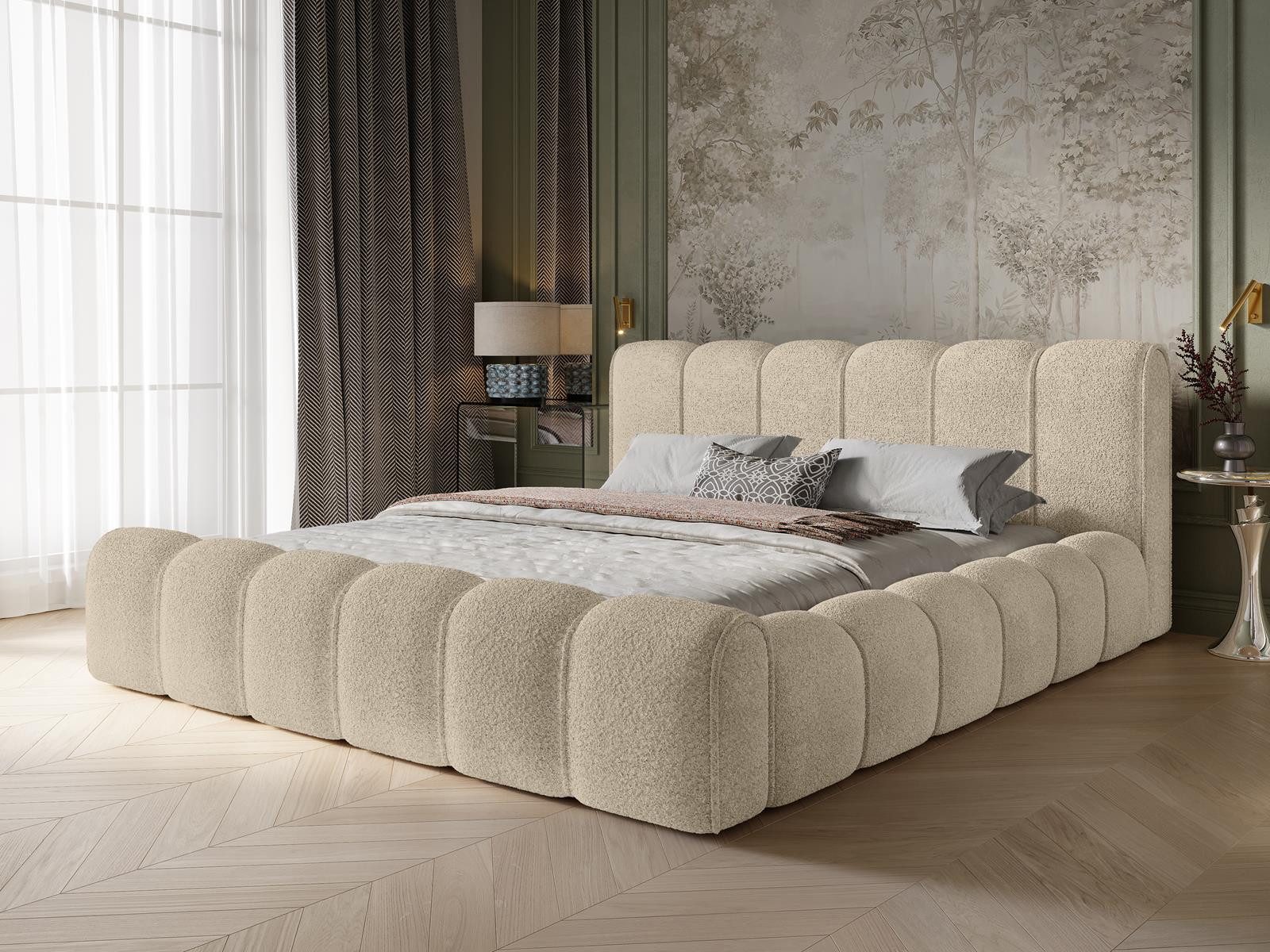 Compleo Polsterbett Schlafzimmerbett, luxuriöses Bett, Designermöbel, günstig online kaufen
