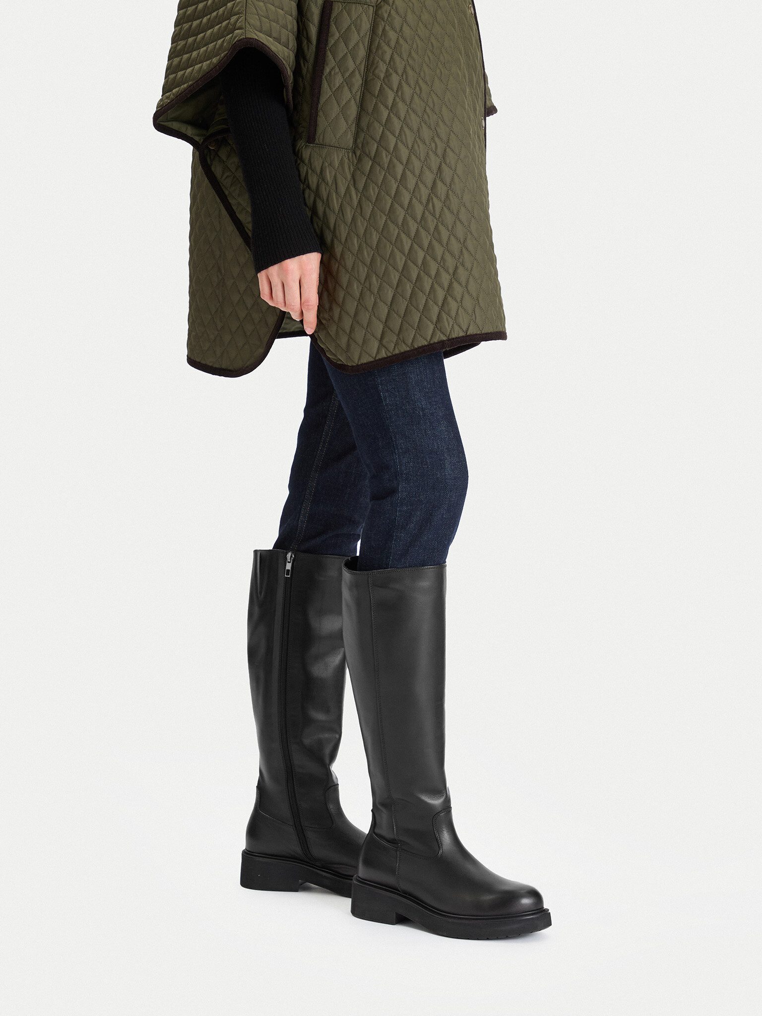 GINO ROSSI Gino Rossi Schwarze Damenstiefel CEO-RIDER Stiefel
