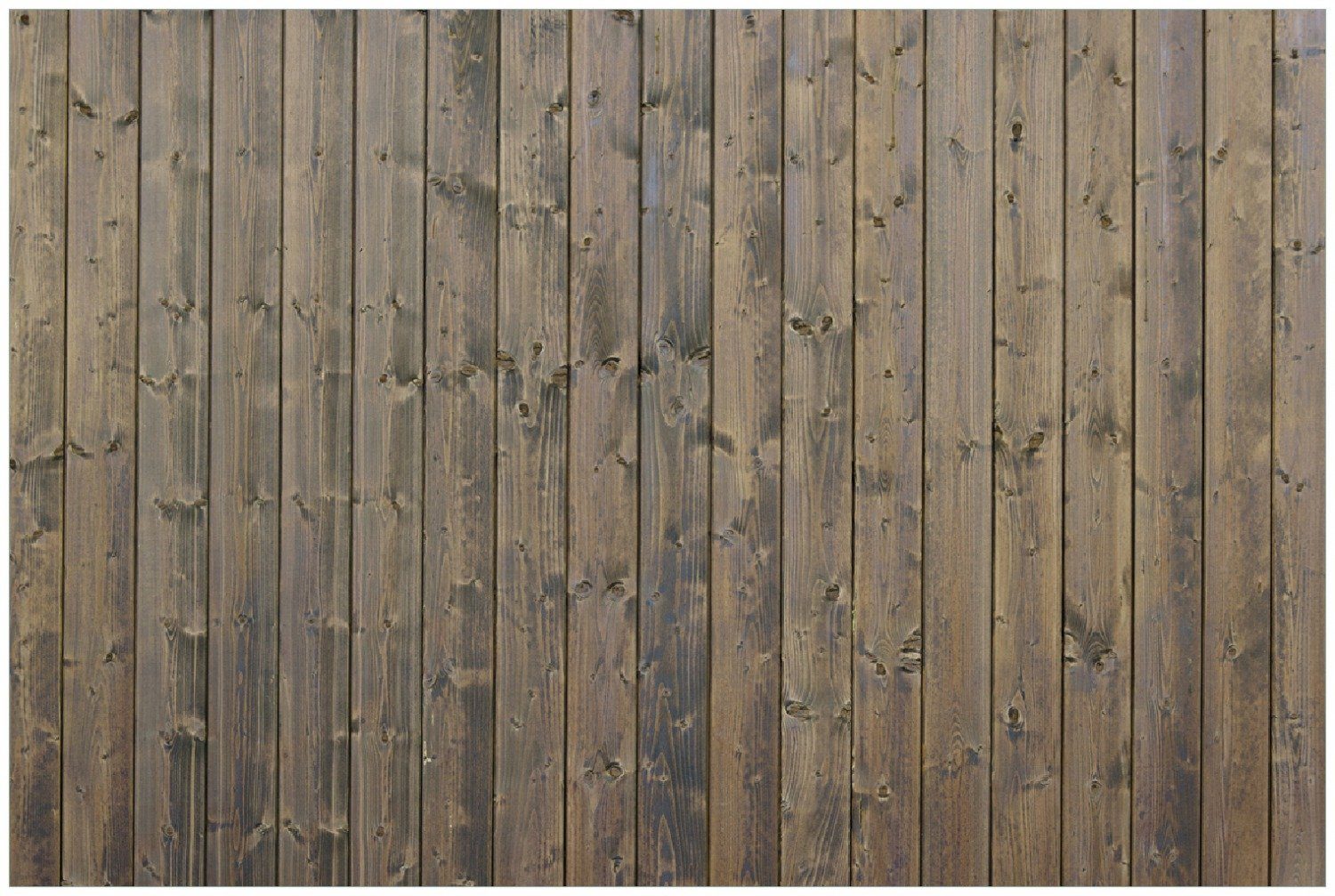 Wallario Poster, Holzpaneelen in grau braun - Holzmuster mit Maserung, in verschiedenen Ausführungen