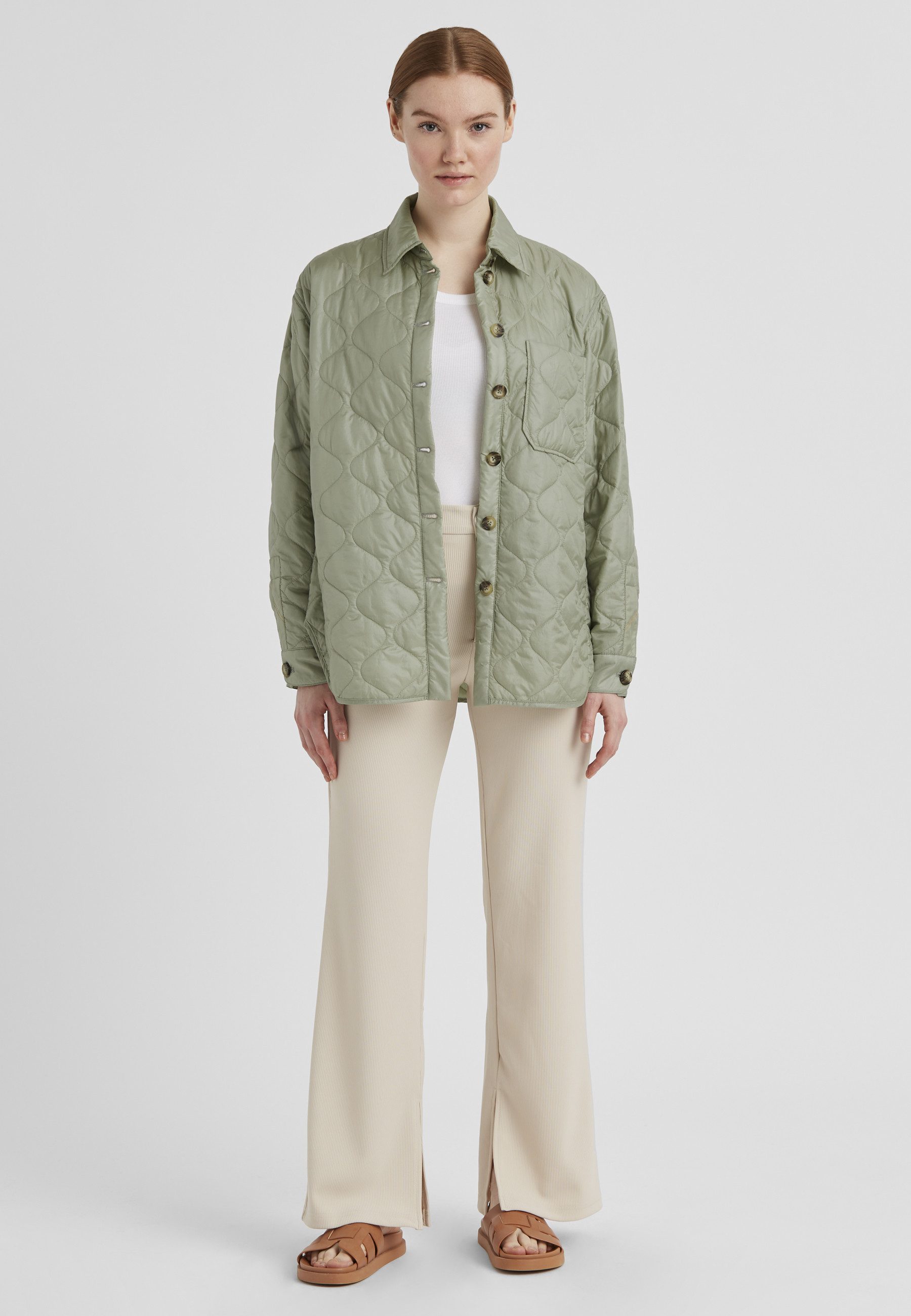 Milestone Steppjacke MSMamba Damen Übergangsjacke Jacke gesteppt lockere Passform
