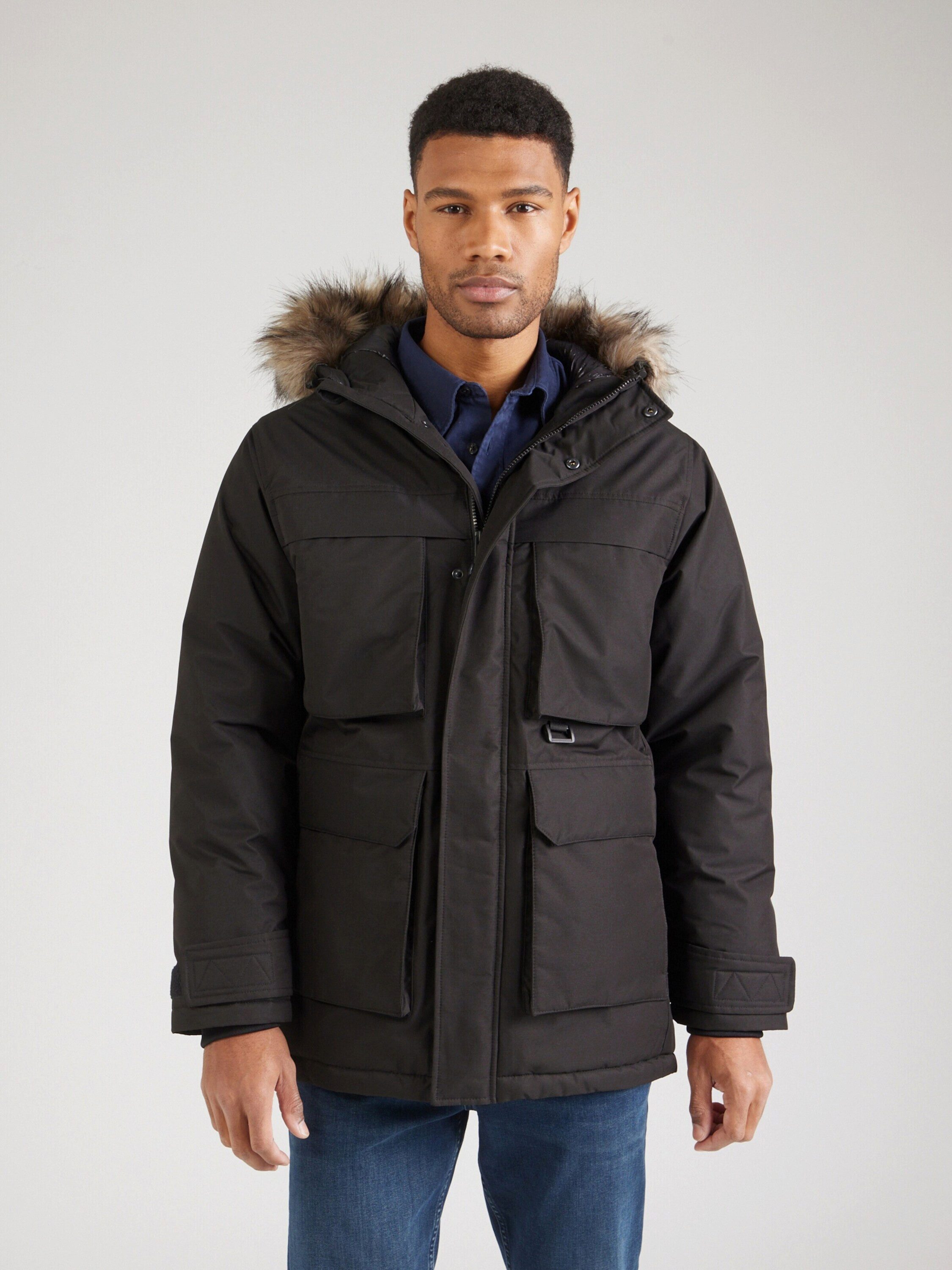 Jack Jones Parka JJStar (1-St), Glatter Stoff