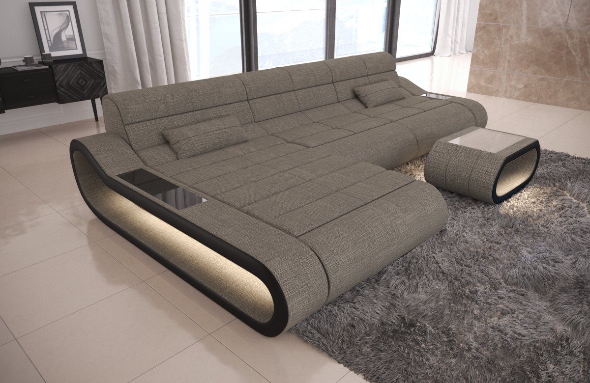Sofa Dreams Ecksofa Stoff Couch Polster günstig online kaufen