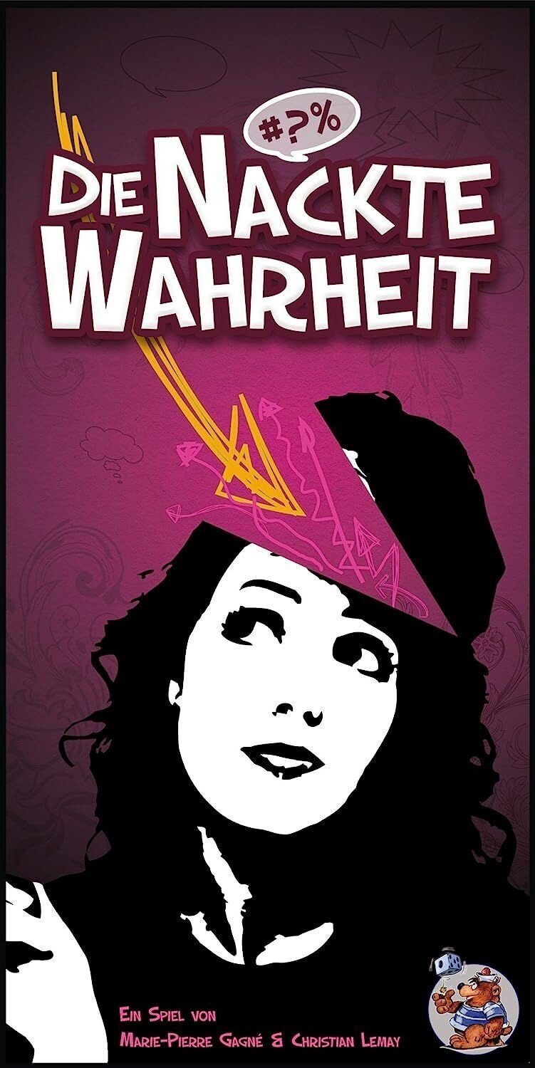 Spiel Die nackte Wahrheit, Kartenspiel Partyspiel für 3 bis 7 Spielern