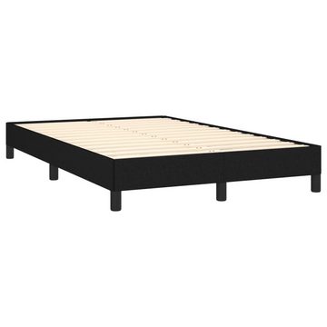 vidaXL Bett Bettgestell Schwarz 120x190 cm Stoff