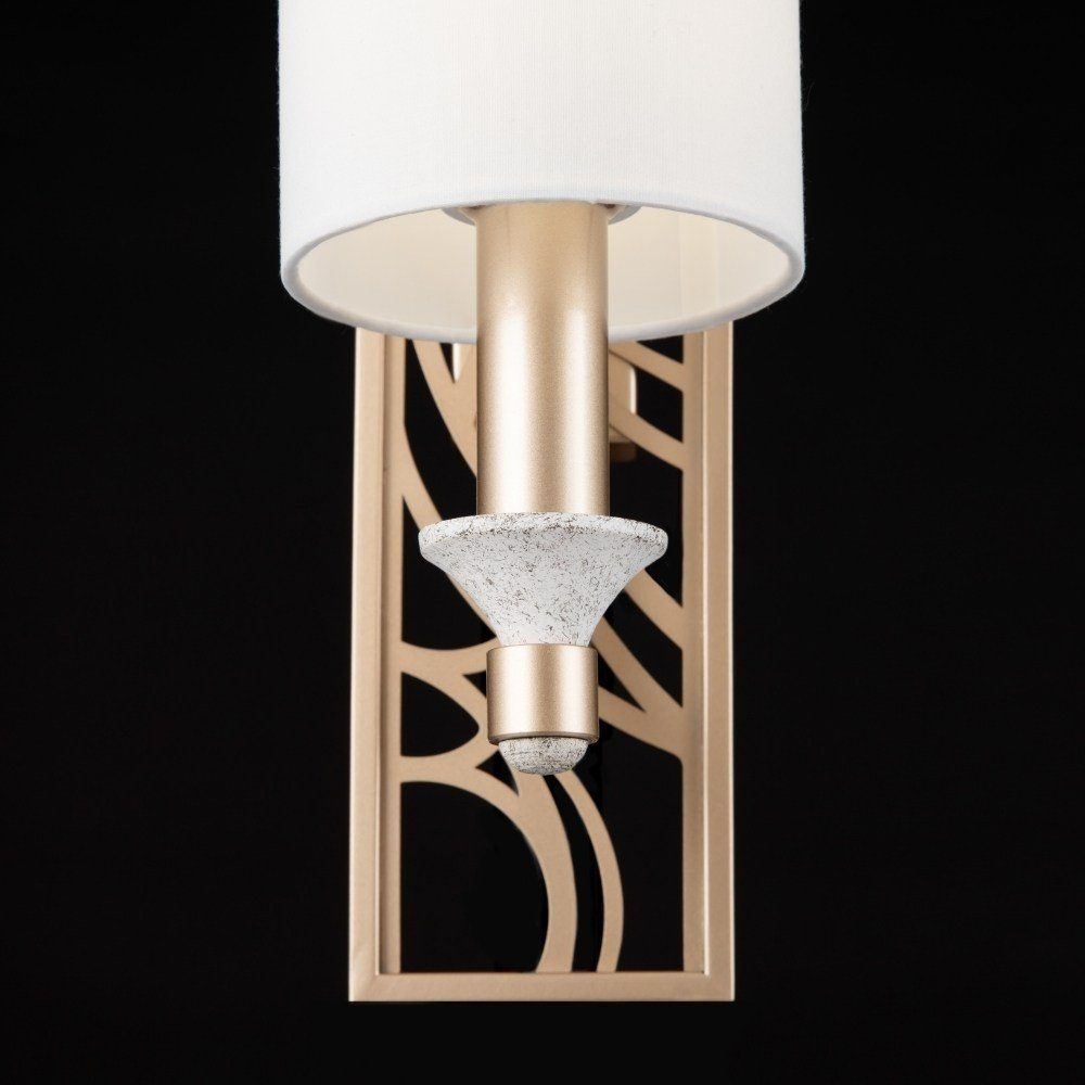 warmweiss, Wandleuchte, Angabe, E14, Leuchtmittel Nein, Creme keine in und Wandleuchte Wandlicht Wandleuchte click-licht Wandlampe, enthalten: Vittoria Gold