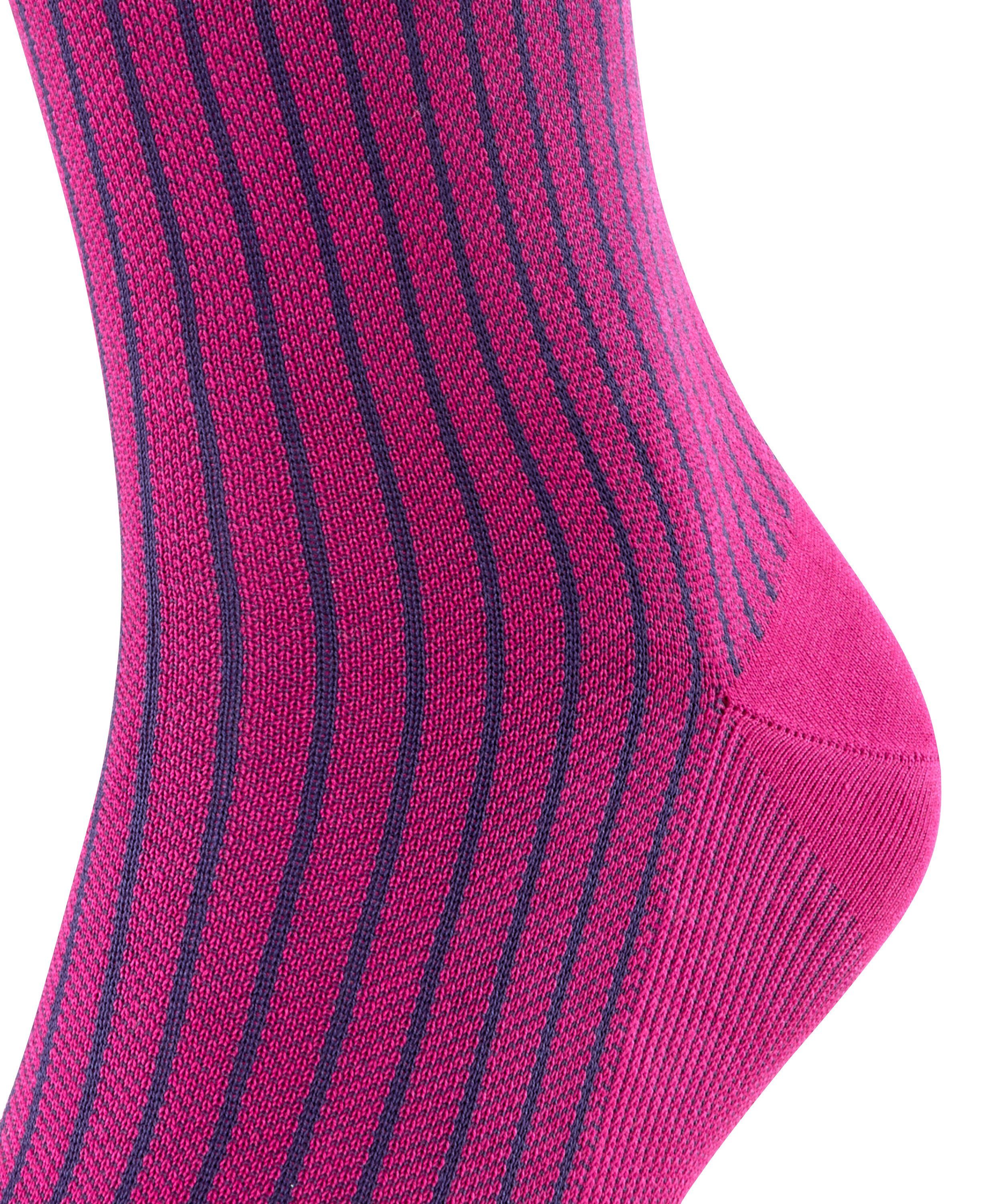 (1-Paar) (8390) Oxford FALKE Stripe Socken berry