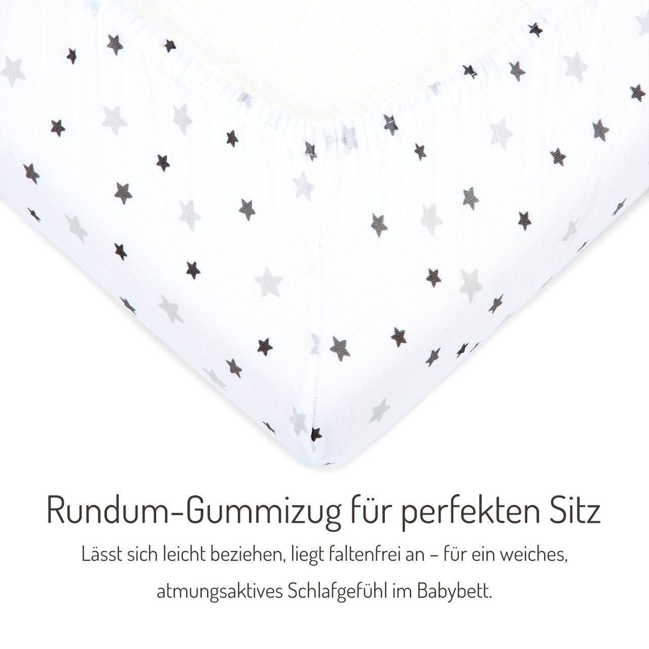 FabiMax Spannbettlaken 90x55 cm 100% Baumwolle