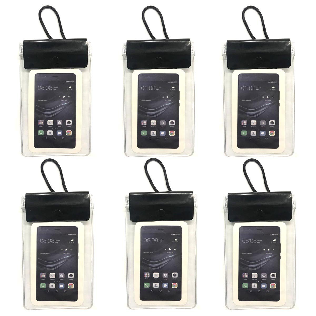 HAC24 Handytasche Smartphone Brustbeutel Handy Umhängebeutel Tasche Handybeutel Brusttasche Handytasche Smartphonetasche Umhängetasche Schutzhülle (6-tlg), Wasserdicht