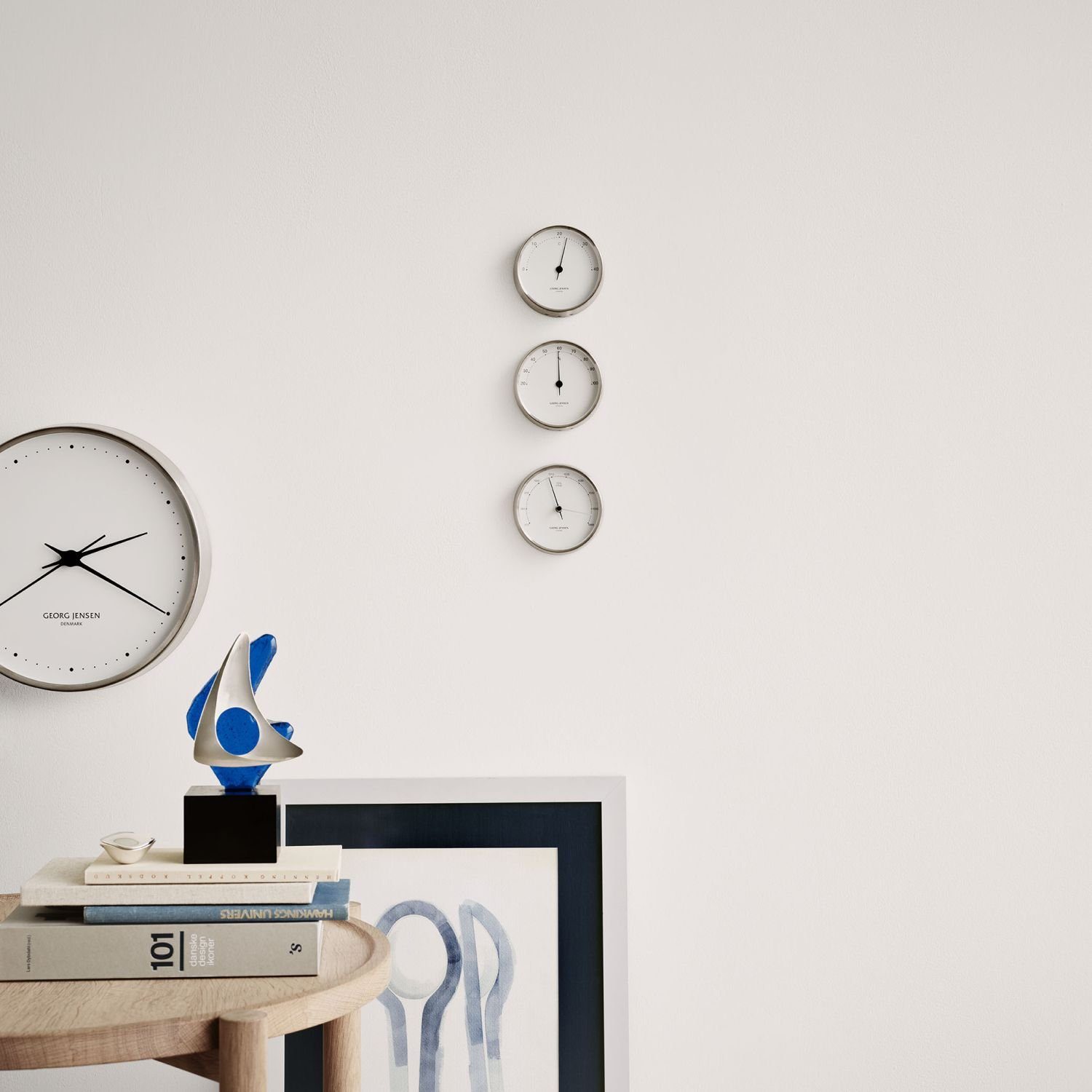 Georg Jensen Raumthermometer Koppel Edelstahl 10 cm