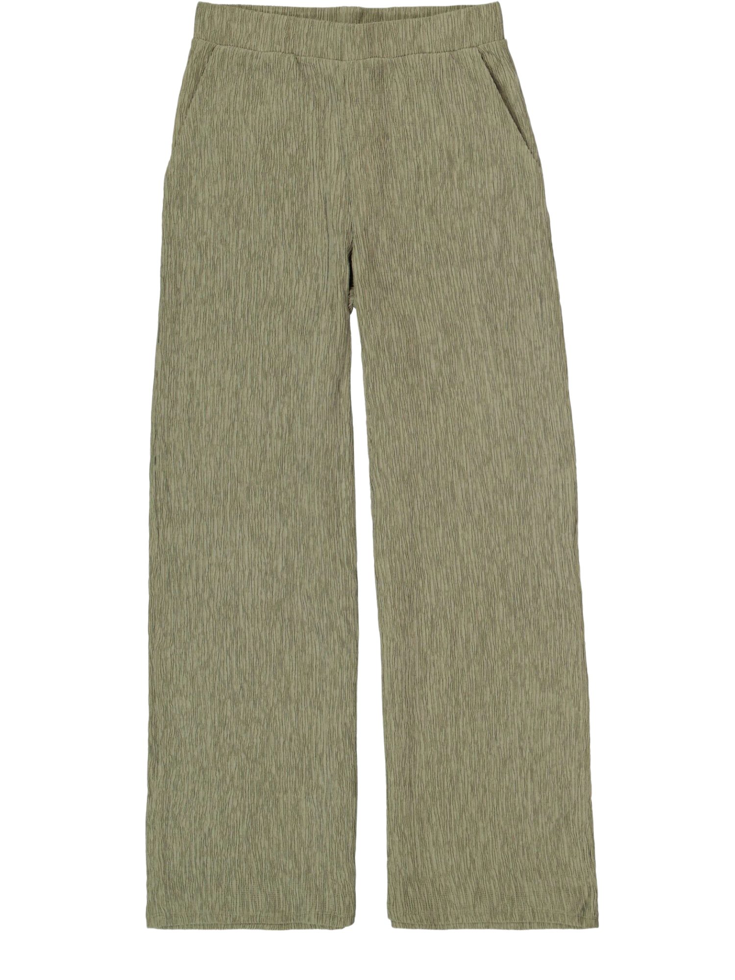Garcia Stoffhose natur,Casual,Lyocell,Strukturiert,Wide Leg,Hoch
