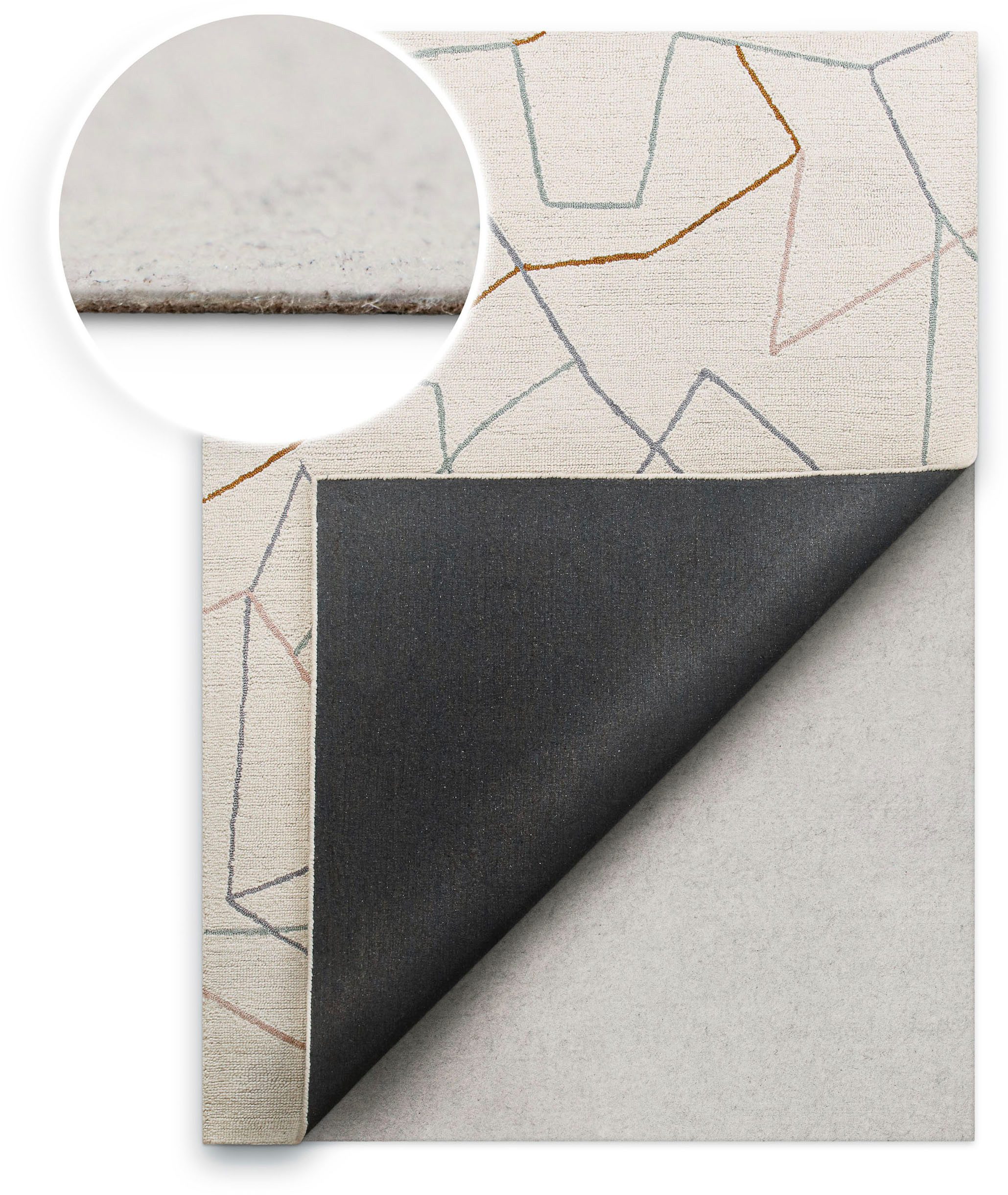 Wecon home Antirutsch Teppichunterlage RugPad Premium, (1-St), Teppichunterlage, Anti-Rutsch-Matte, Komfort, Schutz