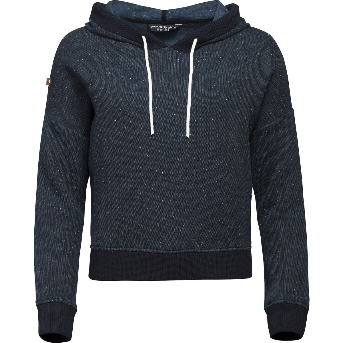 Chillaz Sweatshirt Chur Stilvoller, geruchsneutraler Hoodie aus Wolle im Crop-Schnitt mit