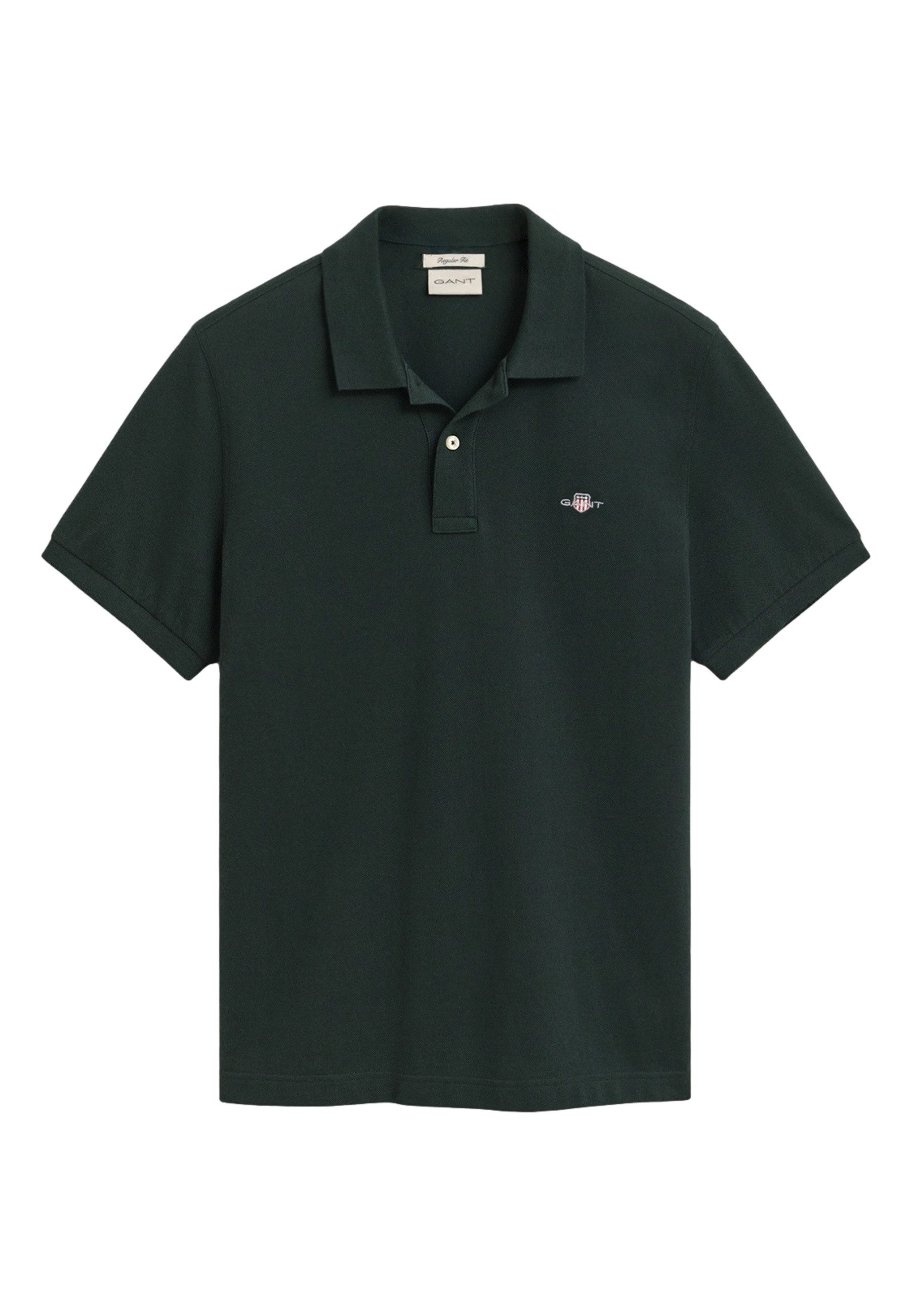 Gant Poloshirt Poloshirt REG SHIELD Kurzarmshirt mit Polokragen (1-tlg., 1)