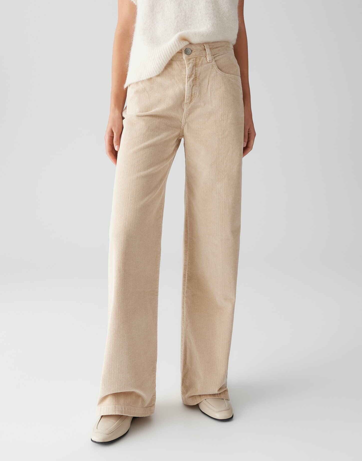 OPUS Palazzohose MINAH PALAZZO CORD aus nachhaltigem BCI Cotton Mix sehr we günstig online kaufen