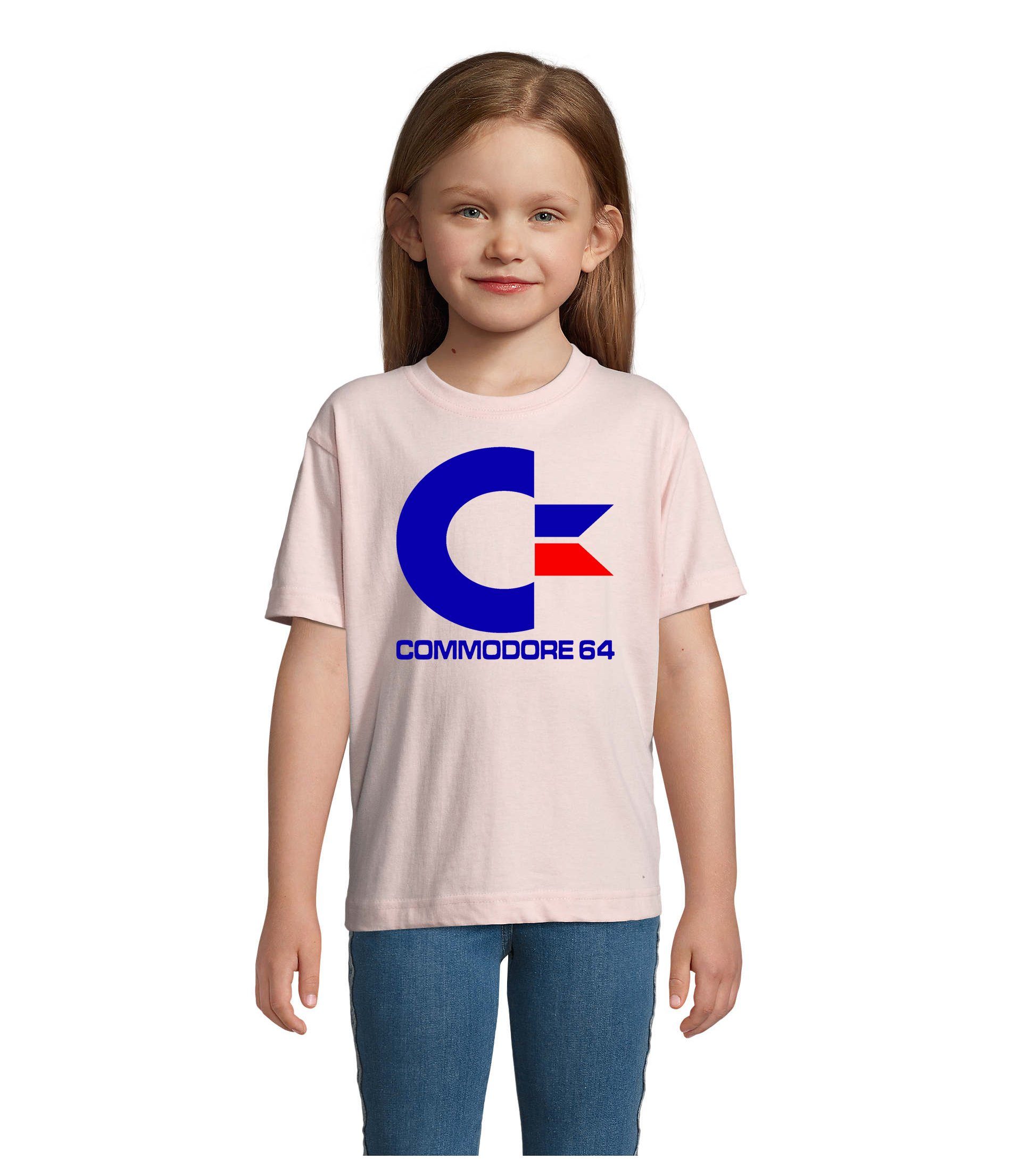 Blondie & Brownie T-Shirt Kinder Jungen & Mädchen Commodore 64 Konsole Amige Super Retro