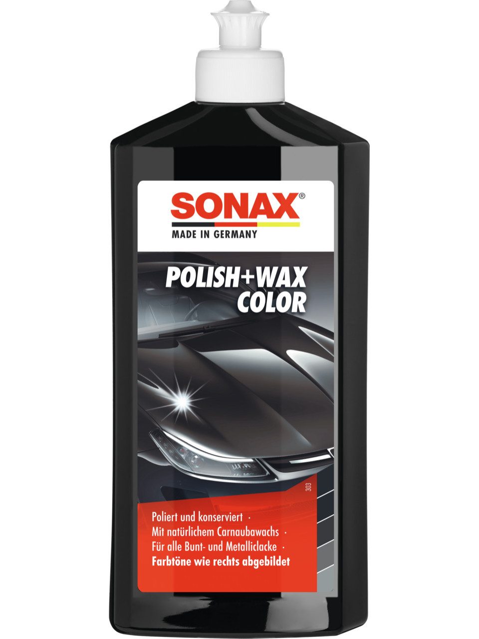Sonax Polish & Wax Color schwarz 500ml Autopolitur