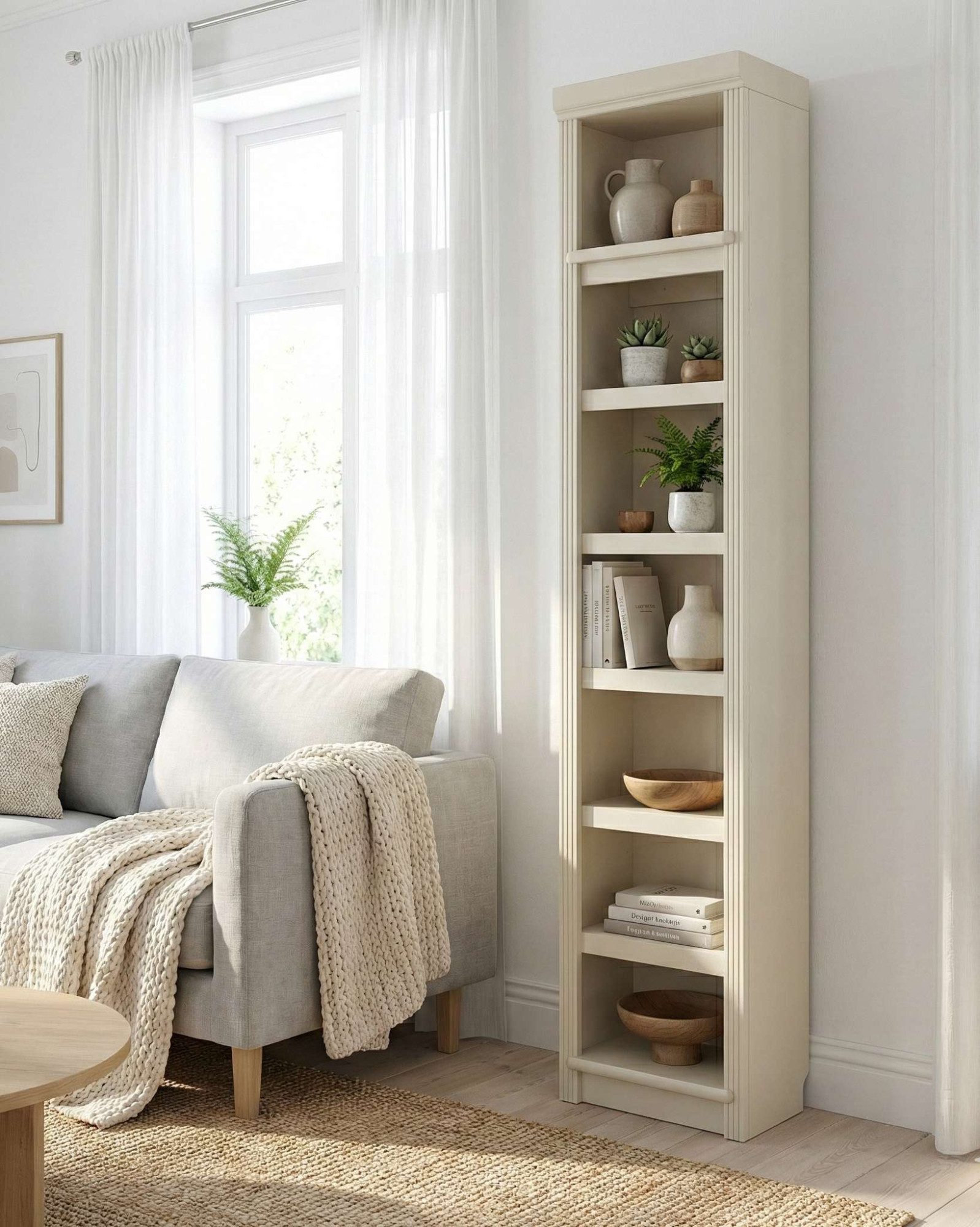 OTTO home Bücherregal Soeren Regal B/T/H: 40/29/220 cm, Kiefer FSC®-zertifiziert, 7 Fächer und 6 Einlegeböden