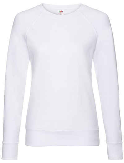 Fruit of the Loom Sweatshirt Lightweight Raglan Sweat Lady-Fit