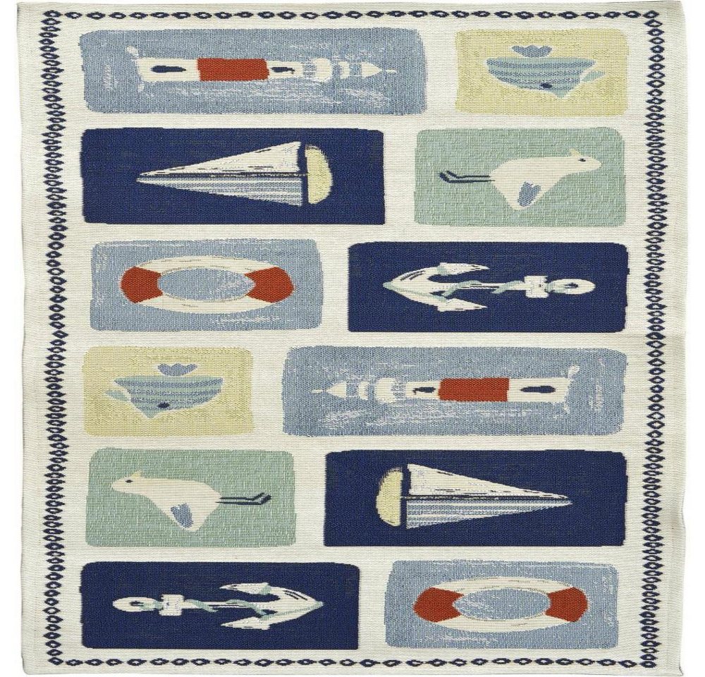 sander table + home Tischläufer Kleiner Gobelin Tischläufer Montauk mit maritimen Muster