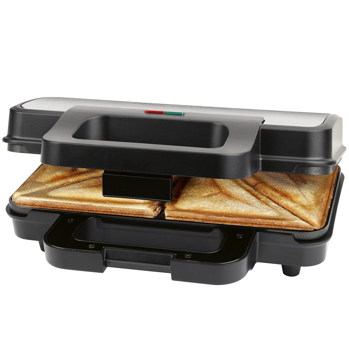 PROFI COOK Sandwichtoaster PC-ST 1315, Edelstahl / schwarz