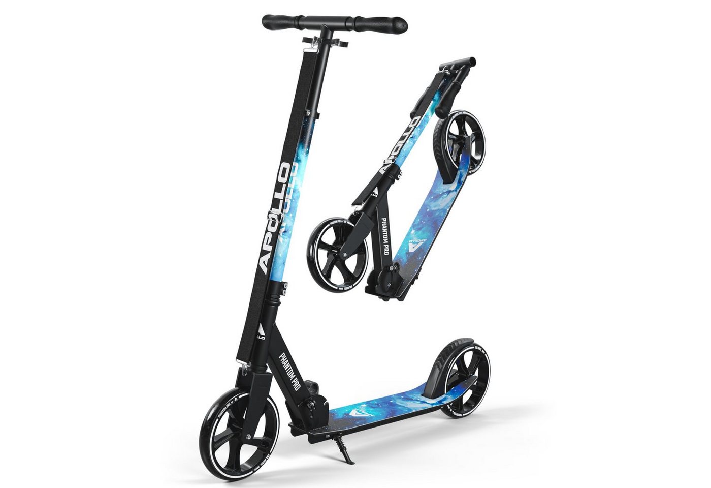 Thumbnail - Apollo Cityroller City Scooter - Phantom Pro - Klappbarer City Roller für Kinder, Höhenverstellbar - Tretroller für Erwa...