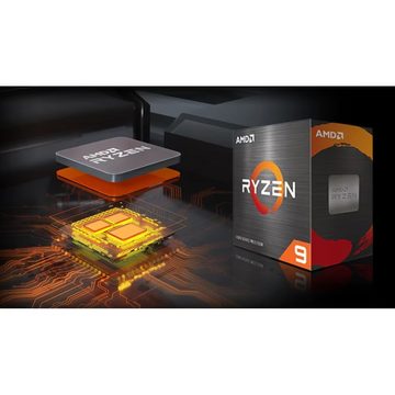 AMD Prozessor Ryzen 7 5700X3D CPU - 8x 3.0 GHz - Sockel AM4 - Gaming 3D V-Cache, Turbo bis zu 4.1 GHz - 16 Threads - PCIe 4.0