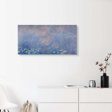 Posterlounge XXL-Wandbild Claude Monet, Seerosen mit Trauerweiden (Detail) II, Wohnzimmer Malerei