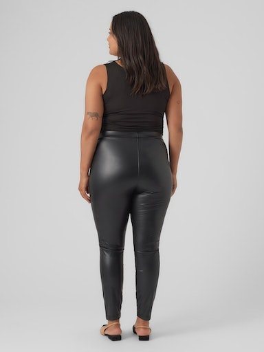 Vero Moda Curve Lederimitathose VMCGAYA MW PL LEGGING CUR NOOS