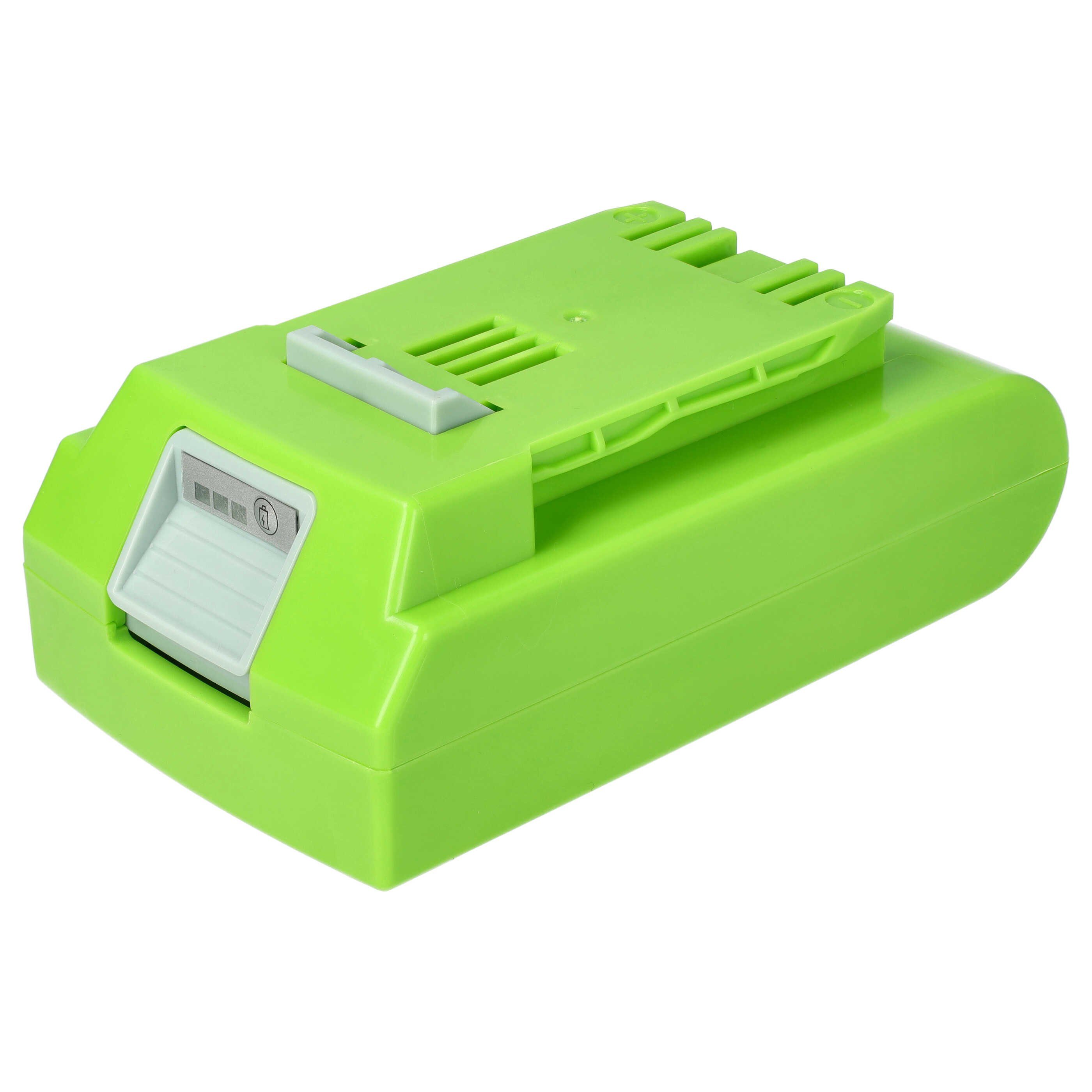 vhbw Akku passend für Greenworks 24352, G24PH51, G24, G24PS20, G24HT, Akku Akku Li-Ion 2000 mAh (24 V, 1 St), Leistungsfähiger Austausch-Akku für Werkzeug Powertools wie
