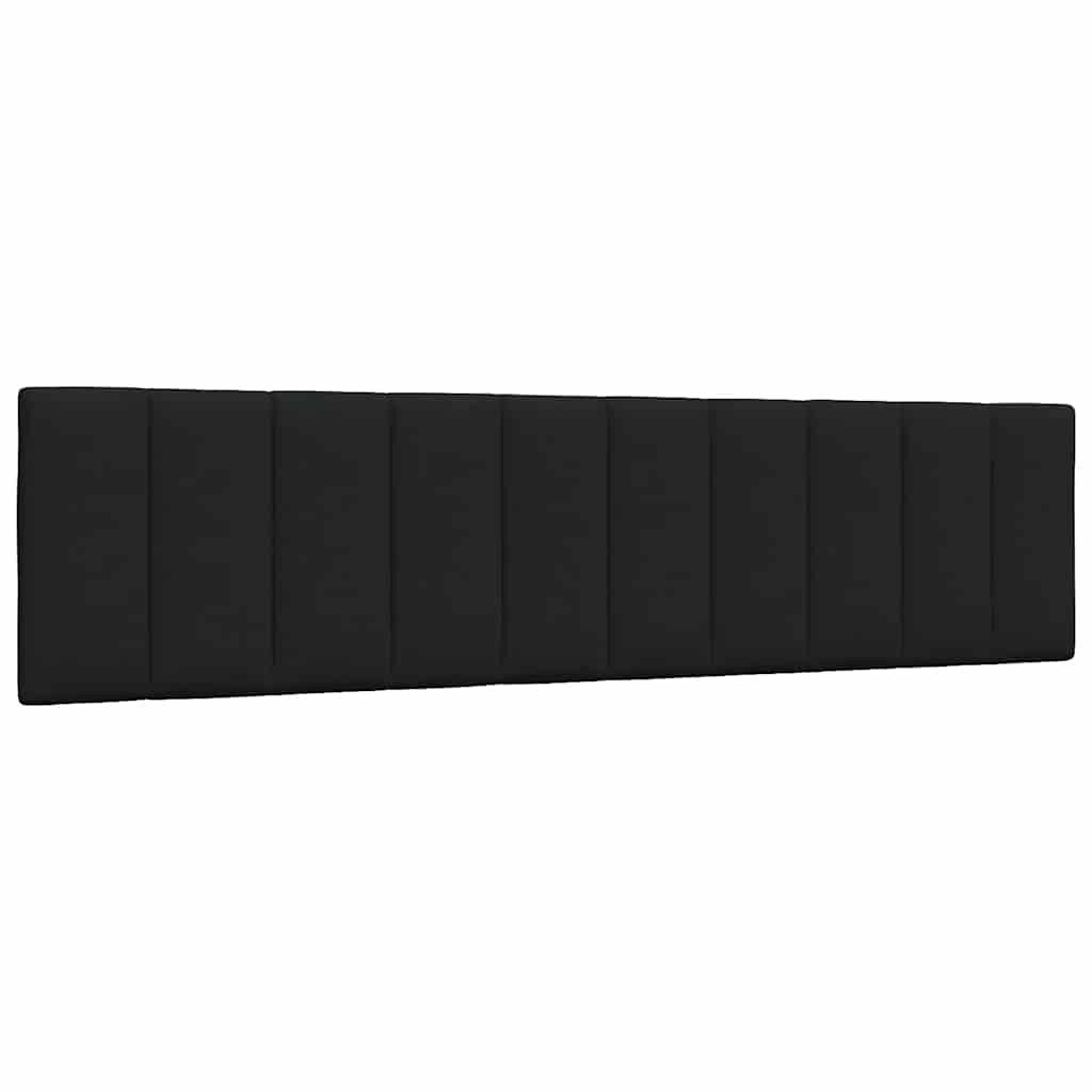 vidaXL Bett, Kopfteil-Kissen Schwarz 200 cm günstig online kaufen
