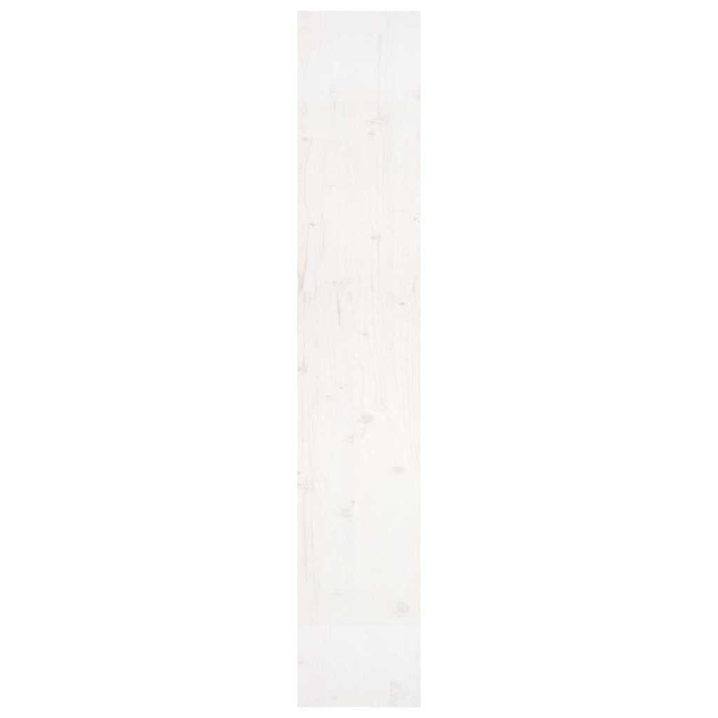 Weiß 80x30x167,4 Bücherregal/Raumteiler Bücherregal furnicato cm Kiefer Massivholz