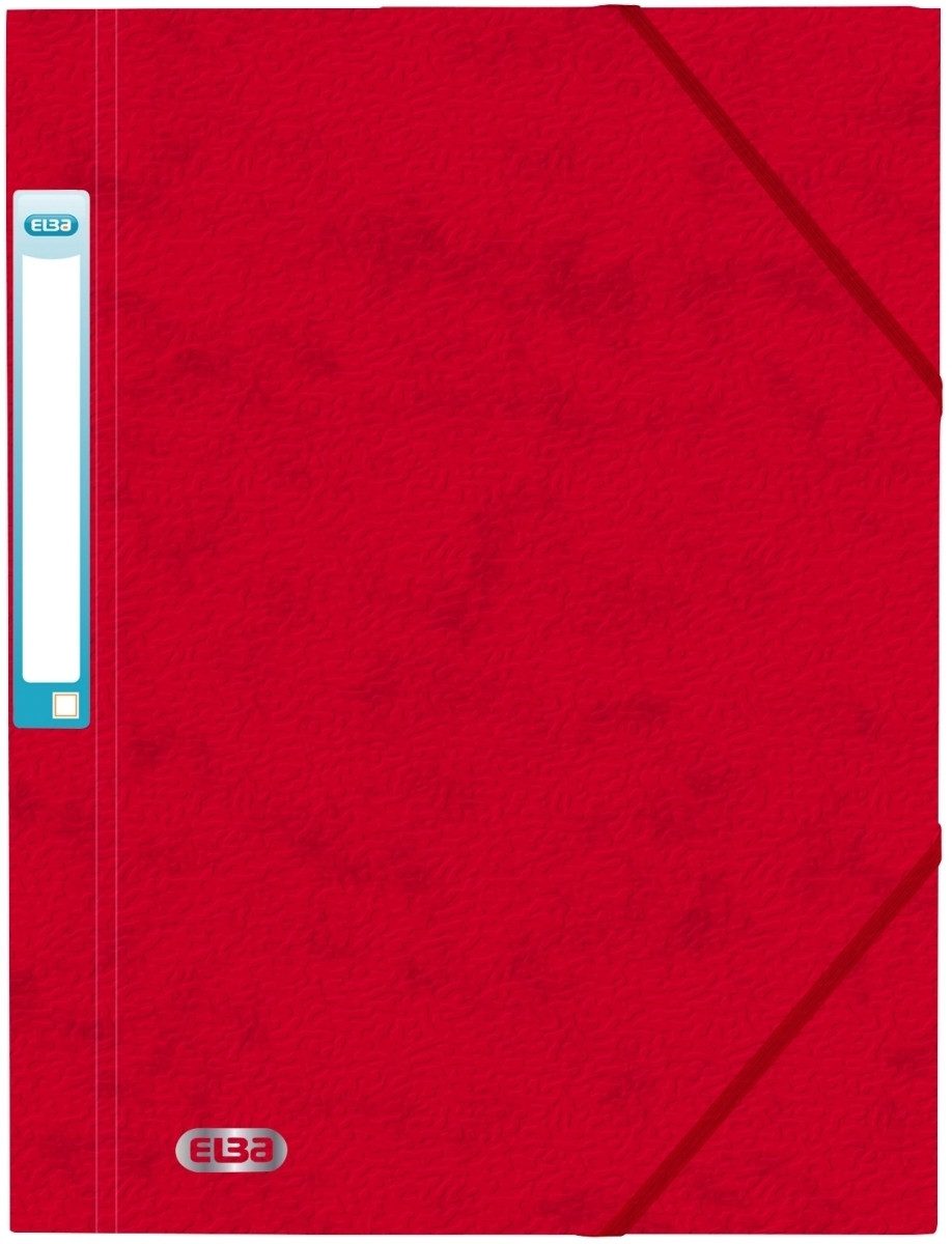 Fächermappe Eckspannermappe Eurofolio Prestige A4 Spezialkarton 600 g/qm rot