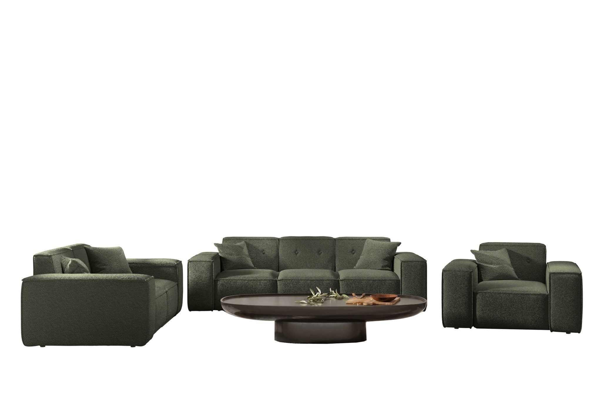 Fun Möbel Polstergarnitur Sofaset Designersofa CESINA günstig online kaufen